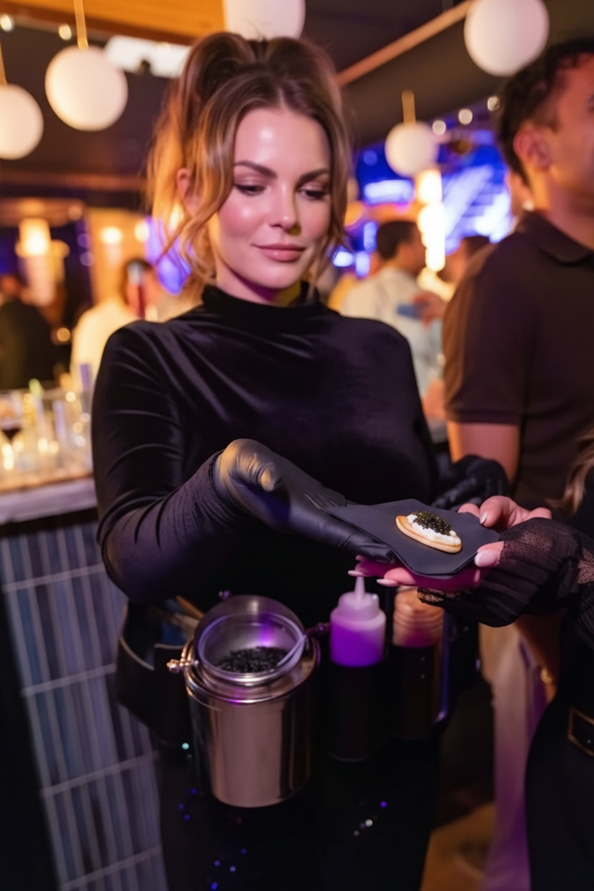 Kaviaar service riem — zonder achtergrond