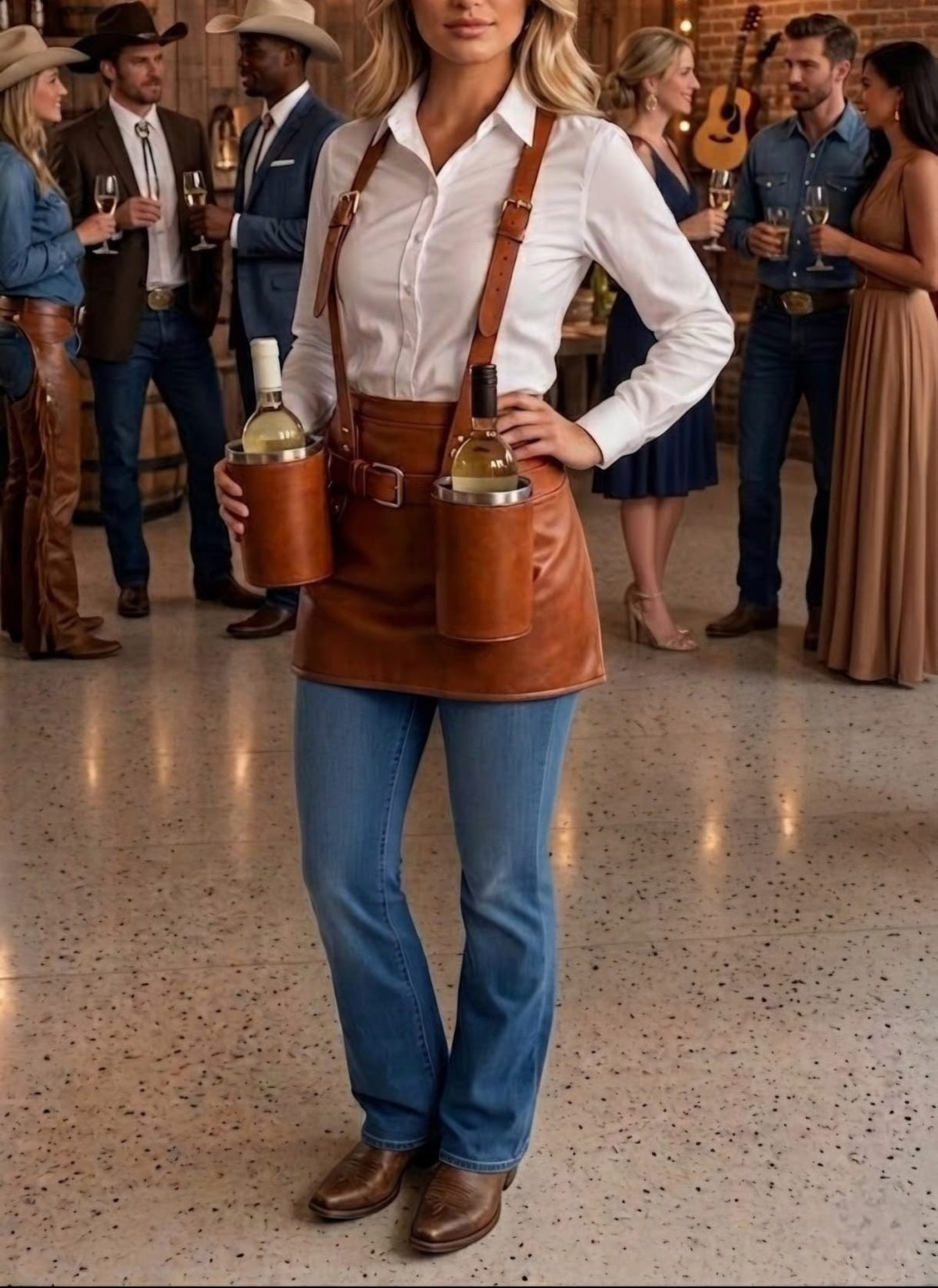 wine service belt cognac